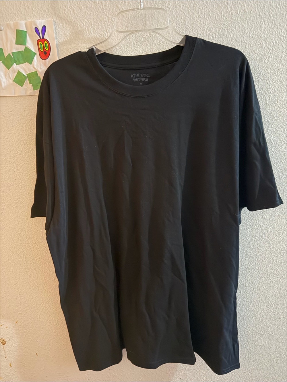 Men’s black athletic works shirt
